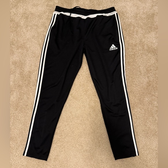 adidas Other - Adidas Black Joggers with White Stripes